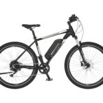 FISCHER E-Mountainbike MONTIS EM 1726, Elektrofahrrad für Damen und Herren, RH 48 cm, Heckmotor 45 Nm, 48 V Akku, Schwarz