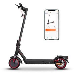 Elektroroller mit Straßenzulassung(ABE), Faltbarer E-Scooter für Erwachsene bis 120KG - 400W Motor, 7,8Ah Batterie, APP Steuerung, 8,5'' Gummi-Räder