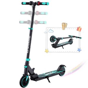 RCB TECH E-Scooter Kinder (8-12-16 Jahre) - Faltbarer Elektroroller - Max Reichweite 16 KM - Max. 20 KM/H - Geschenk für Kinder und Jugendliche