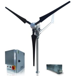 Istabreeze Windturbine Set, 2000 Watt, 48 Volt, effiziente Windenergie für zuverlässige Stromerzeugung (Windturbine mit Laderegler)