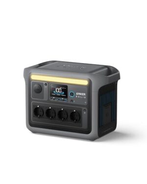 Anker SOLIX C1000 Tragbare Powerstation, LiFePO4, 1800W Solargenerator, 100% geladen in 58 Min. mit UltraFast Modus, LFP Powerstation für Outdoor, Camping und Stromreserve (Optionales Solarpanel)