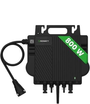 Wechselrichter 800 Watt für Balkonkraftwerk Growatt NEO800M-X (Leistung drosselbar)