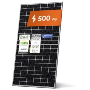 Solarway Solarmodul 500W JA-Solar - PV Modul - Solarpanel 500W mit positiver Leistungstoleranz von 0-5 Watt, Modell JAM66S30, geeignet für Balkonkraftwerk oder PV Anlage (1)