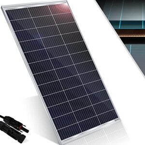 KESSER® Solarpanel Monokristallin Solarmodul Solarpanel - 165W 18 V für 12 V Batterien, Photovoltaik - Solarzelle Solaranlage PV-Anlage Solar für Wohnwagen, Camping, Balkon, Gartenhäuser