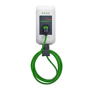 Keba Wallbox | KeContact P30 c-Series | EN Typ 2 Kabel (6 Meter) | 22kW | Co2-neutrale Ladestation für Elektro-/Hybrid-Auto | Ungeeicht