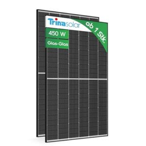 Trina Solar Solarmodul 450W Glas Glas hohe Leistung und extrem robust