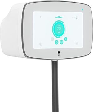 Wallbox Commander 2 Ladegerät für Elektrofahrzeuge – Einstellbare Leistung bis zu 22 kW, 5M, Typ-2-Ladekabel, 7"-Touchscreen, RFID-Kartenleser, WLAN und Bluetooth, OCPP