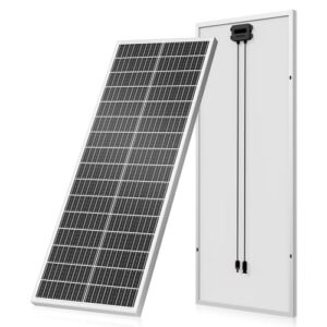 solarpanel 150w, N-Type Monocrystalline Solar Panel, SMBB Technologie, Solarmodul mit Hocheffizientes Aluminiumrahmen, 12V/24V PV Modul für Balkonkraftwerk, Wohnmobil, Gartenhäuse, Boot