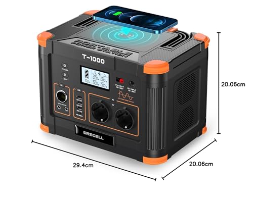 GRECELL 1000W Powerstation 999Wh – Bild 2