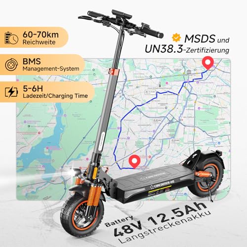 E-Scooter, Blinker, 70km, Straßenzulassung – Bild 2