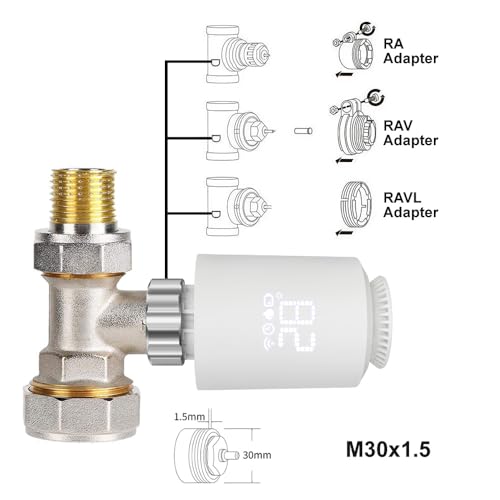 Smarte Heizkörperthermostate (3er-Pack) – Bild 3