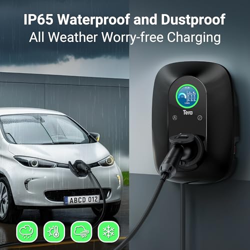 Tera EV Ladestation 11kW, Typ 2, Wallbox, Schwarz – Bild 2