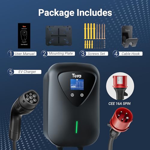 Tera Wallbox 11kW Typ 2, 6,5m Kabel – Bild 2