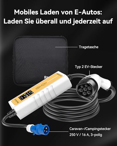 RamTouch Ladekabel CEE 16A auf Typ 2 – Bild 6