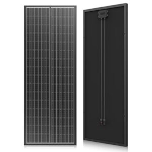 Solarpanel 300w, 2 x 150w Hohe Effizienz Monokristalline Solarmodul, Aluminium Frame Solar Panel, 12V/24V PV Modul Ideal for balkonkraftwerk, Hausdach