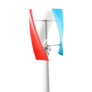 400W Windturbinen Generator, 24V 3-Klinge Vertikale Windgenerator Wendel Windkraftanlage, IP67 Elektromagnetismus Windkraftanlage Komplettset mit Controller für Boote Pavillons Kabinen