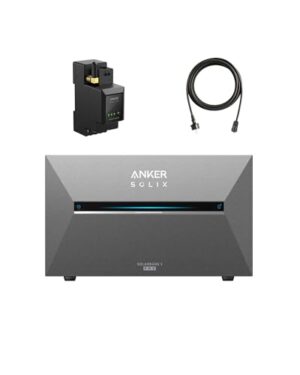 Anker SOLIX Solarbank 3 E2700 Pro, Balkonkraftwerk mit Speicher, 4 MPPTs (3600W), bis zu 16kWh Kapazität, 1200W bidirektional, Anker Intelligence, Plug&Play (ohne Verlängerungskabel für Solarpanels)