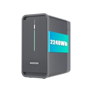 2025 Updated Balkonkraftwerk mit Speicher B2500 0% VAT, Marstek 2240Wh LiFePO4 Akku 6000 Ladezyklen, 1600W Max. 1600W PV-Eingang & 800W Ausgang Erweiterbar auf 8960Wh, IP65 wasserdicht & staubfest