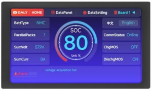 DALY Smart BMS-Zubehör, 4,3-Zoll-Touchscreen