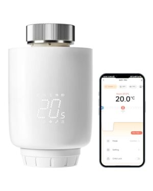 DEWENWILS Smartes Heizkörperthermostat WiFi, Programmierbar Heizungsthermostat, Heizungssteuerung per App, Kompatibel mit Amazon Alexa & Google Assistant, Kein Gateway erforderlich, energiesparend