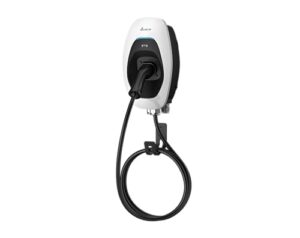 Delta AC MAX Basic, Wallbox für Elektroautos, 11 kW – 3-phasige AC-Ladestation, Typ-2-Stecker