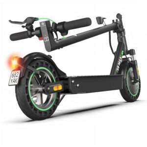 Elektroroller mit Straßenzulassung, E Scooter mit 10Ah Batterie bis 40KM Reichweite, 10 Zoll E Roller mit USB Ladefunktion, Erwachsene Elektro Scooter bis 120kg und Stoßdämpfung,Ideal für Pendler