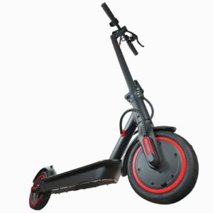 ESTVELO 8,5'' Luftreifen E-Scooter mit APP, Doppelbremsen Und Kinetische EnergierüCkgewinnungssystem, Bis Zu 30km Reichweite & 120Kg Traglast, mit StraßEnzulassung (187.2Wh-20KM Range)