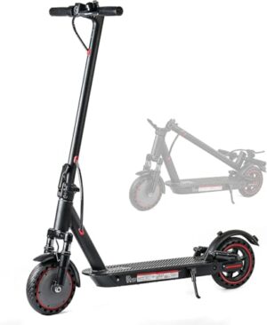 Zusammenklappbarer Elektroroller mit Straßenzulassung für Erwachsene,Stoßdämpfung vorne und hinten,10,4-Ah-Batterie,Reichweite 25–35 Kilometer, APP-Verbindung