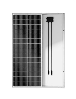 ECO-WORTHY 100W Solarpanel 18V, 18BB N-Typ Solarpanel Mit 25% Wirkungsgrad für Solaranlagen in Wohnmobil, Garten, Dach, Balkon, Boot.