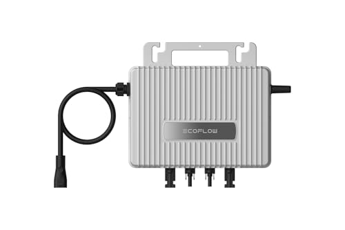 Powerness® EcoFlow Stream Mikro-Wechselrichter 800W, Intelligenter WLAN-Solarwechselrichter für Balkonkraftwerke, für 2 Solarpanels, IP67 wasserdicht, MPPT-Technologie, App-gesteuert (0% MwSt)