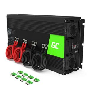 Green Cell® 2000W/4000W 24V auf 230V Reiner Sinus Volt kfz Spannungswandler Wechselrichter Konverter Pure Sine Wave Power Solar Inverter DC AC Umwandler Stromwandler Wohnwagen Auto Autoladegerät