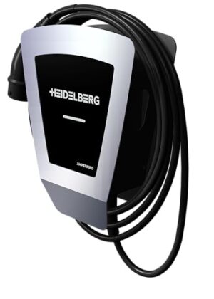 HEIDELBERG Amperfied Wallbox mit 11 kW Ladeleistung. §14 a-konform. Inkl 7,5 m Ladekabel. Optional 5 Jahre Garantie. Für Privat & Unternehmen. Ladestation Energy Control Plus