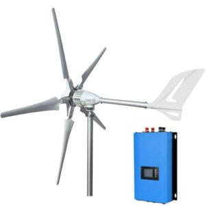 220 Volt Istabreeze 2000 Watt Windturbine - Netzeinspeisung Windgenerator für erneuerbare Energie, ideal für Zuhause