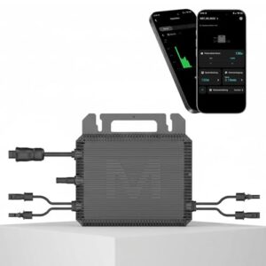 MARSTEK Mikro-Wechselrichter 800 W MST-MI0800 für Balkonkraftwerk, IP67 wetterfest, Plug-&-Play Installation, 2 MPPT, Bluetooth & WiFi, Micro Inverter
