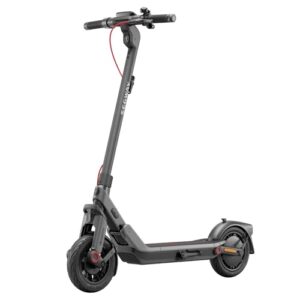 Segway-Ninebot E3 D E-Scooter für Pendler mit Straßenzulassung, 45km Reichweite (37km bei 20km/h), 800W Motor, faltbar & leicht (17,5kg), Federung vorne & hinten, 10-Zoll Reifen, IPX5