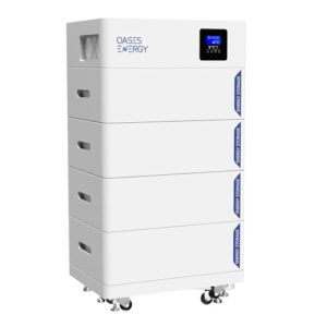 Oasesenergy LiFePO4 48V 400Ah Lithium Batterie mit 5kW Wechselrichter, Stapelbarer Batteriespeicher 20kWh, modulare Erweiterbarkeit, ideal für pv speicher, solarspeicher, solaranlage PV, stromspeicher