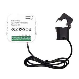 POFET Smart Meter Energiemonitor WiFi Stromverbrauchsmonitor 80A Kompatibel mit Tuya Smart Life