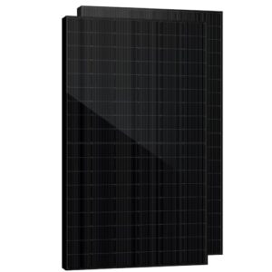 SAKETE Solarmodul 1000W – N-Typ Full Black Solarpanel mit Halbzellen-Technologie, geeignet für Balkonkraftwerk, 500W PV Panel 2er