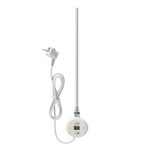 SONNI Smart WIFI elektrischer Heizstab 400W Weiß mit Thermostat Intelleganter Temperaturregelstab für Badheizkörper APP-Steuerung