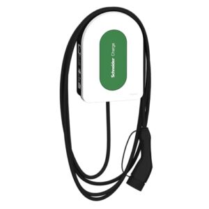 Schneider Electric Smarte Wallbox Schneider Charge, 11kW, Ladesäule für Elektroauto, T2 Kabel 7m, 6mA Erkennung, Steuerung per App, Innen/Außen, Artikelnummer EVH5A11N2C7