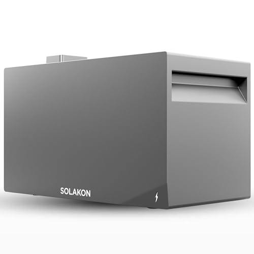 Solakon® ONE Erweiterungsspeicher mit 2,11 kWh Kapazität für Balkonkraftwerk, modulare Erweiterbarkeit auf bis zu insgesamt 6 Einheiten (12,66 kWh)