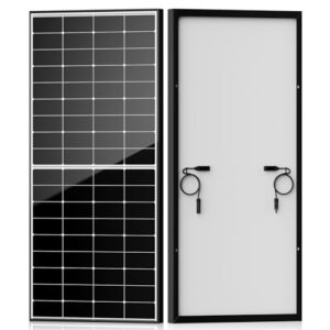 Solarpanel 350W, N-Type 12v solarmodul, BC Technologie, Komplett Schwarz Monokristallin Photovoltaik 350 watt Solar panel, PV Modul für Batterien, Boot, Wohnmobil, Balkonkraftwerk