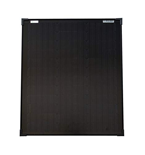 Solarmodul 50 Watt schwarz Mono Solarpanel Solarzelle 630x545x35 92084 Photovoltaik