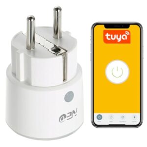 Sone Smart One Smart WLAN Steckdose 3680W mit Strommessung –Kompatibel mit Alexa, Google Home & Tuya Smart Life – WiFi Steckdose für Smart Home – EU Stecker – App Steuerung - Timer & Verbrauchsanzeige