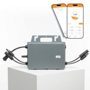 TSUN Mikro-Wechselrichter 800 W TSOL-MS800 für Balkonkraftwerk, IP67 wetterfest, Plug-&-Play Installation, 2 MPPT, Bluetooth & WiFi, Micro Inverter