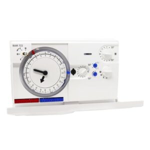 Theben 7220030 RAM 722 (Ramses) - analoges Uhrenthermostat mit Tages- und Wochenprogramm, Raumtemperaturregler, Raumregler, Thermostat