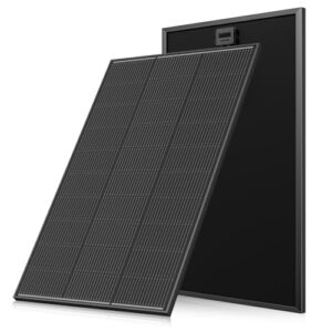 WERCHTAY 170Wat Solarpanel, Hohe Effizienz Monocrystalline Solarmodul, Full Black Aluminium Frame Solar Panel, 12V/24V PV Modul Ideal for Balcony Power Plant, Motorhome, Garden Shed, Boat (170w)