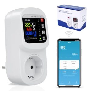 16A Wlan Steckdose Smart Steckdose Stromzähler Für Steckdose Strommessgerät Steckdose Fi Schutzschalter überspannungsschutz Steckdose Einstellbare Spannung Strom Leckageschutzgerät.