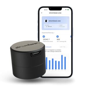 stromleser one WLAN Stromzähler auslesen IR Lesekopf mit App | Verbrauchstracker für Balkonkraftwerke & Zuhause Smart Home Messgerät Energiemonitor Plug & Play