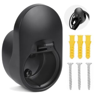Adiwo Wallbox Ladekabel Typ 2 Wandhalterung, für EV Ladegerät Typ 2 Holder Halterung Wallbox Zubehör, für Type 2 Ladestation Kabel und Ladegerät Schwarz